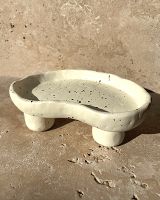 Speckle Footed Tray
