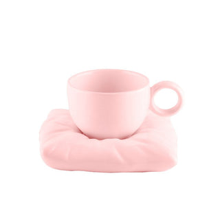Macaron Pillow Mug & Saucer