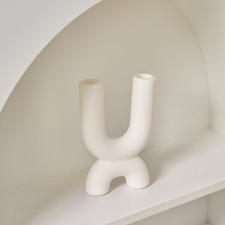 So Blanc Candle Holders