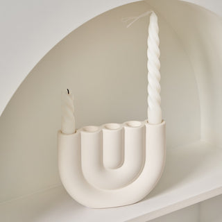 So Blanc Candle Holders