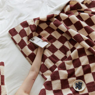 Winter Nights Checkerboard Blankets